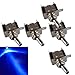 ESUPPORT 12V 20A AMP Blue LED Light Rocker Toggle Switch SPST ON/Off Car Pack of 5