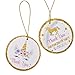 Famoby 24pcs Unicorn Thank You Tags with String Thank You for Making My Party Tags Unicorn Gift Tags, Perfect Baby Shower Birthday Wedding Unicorn Theme Party