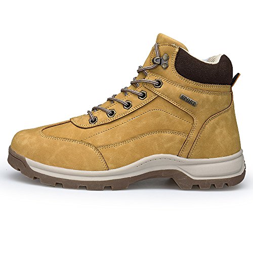 image for Zenobia Outdoor Hiking Shoes For Mens Leather Waterproof Ankle Work Bo