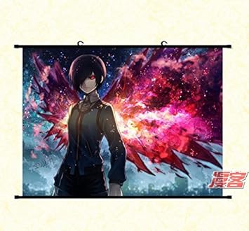 Wallscrolls-Wonderland Anime Tokyo Ghoul Kirishima Touka Stoffposter Tapete Plakat Dekoration Geschenk Home Decoration Wall D