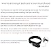 Juboury Universal Bluetooth Smart Activity Watch Wearable Fitness Tracker Bracelet Smart Wristbands with Pedometer Sleep Tracker (Dark-black)