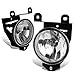 Auto Dynasty Compatible with GMC Sierra/Yukon Denali Pair of Bumper Driving Fog Lights (Clear Lens)