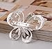 WEILYDF Brooch Pin Diamond Butterfly Wedding Bridal Rhinestone Shawl Clip for Ladies Jewelry(Colorful)