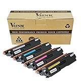 V4INK Compatible Brother TN336 TN315 TN310 TN331 Black Cyan Magenta Yellow High Yield Toner Cartridge Set for Brother HL-L8350CDW HL-L8350CDWT HL-4150CDN MFC-L8850CDW MFC-9970CDW Printer – (4-Pack)