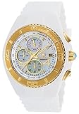 Technomarine Men's 'Cruise' Quartz Stainless Steel and Silicone Casual Watch, Color:White (Model: TM-115354)