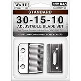 Wahl Professional Animal #30-15-10 Standard Adjustable Blade Set for Wahl's Pro Ion, Iron Horse, Show Pro Plus, U-Clip, and Deluxe U-Clip Pet, Dog, and Horse Clippers (#1037-400)