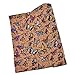 CHZIMADE A4 Soft Cork Fabric Butterfly Printed DIY Sheet Canvas Back Great for Hair Bows Making Craft