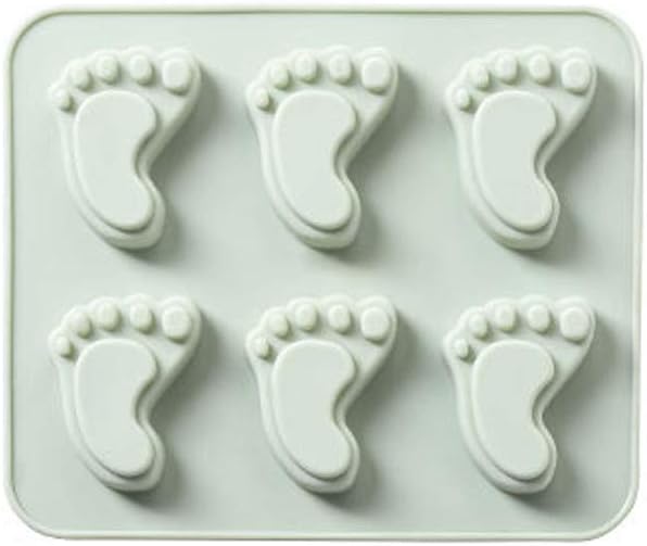 OCCOKO Baking Cake Mold Silicone Fondant Mould Chocolate Sugar Craft Chocolate Mould Diy Baking Decoration Mould Pudding Mould(Green, 15.7x13cm)