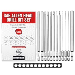 Baker and Bolt 6" Long Hex Head Allen Wrench Drill