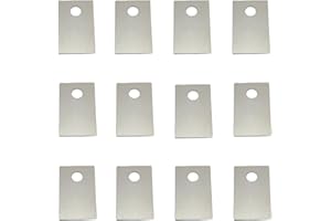 GKZKNG 0.2MM Guitar saddle shims,Bridge Shim Set Quantity of 12,Fit Floyd Rose Used to adjust the height of the saddle