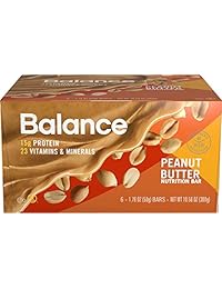 Balance Bar Galleta crujiente de chocolate con menta, paquete triple , Peanut Butter, 6, 6
