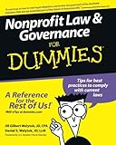 Nonprofit Law and Governance For Dummies