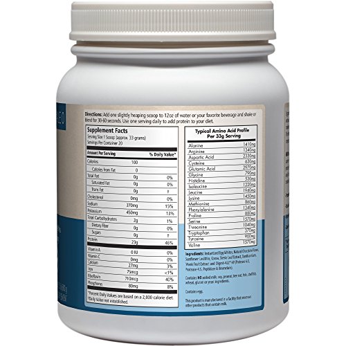 MRM Egg White Protein, DairyFree Protein Powder with Essential Amino