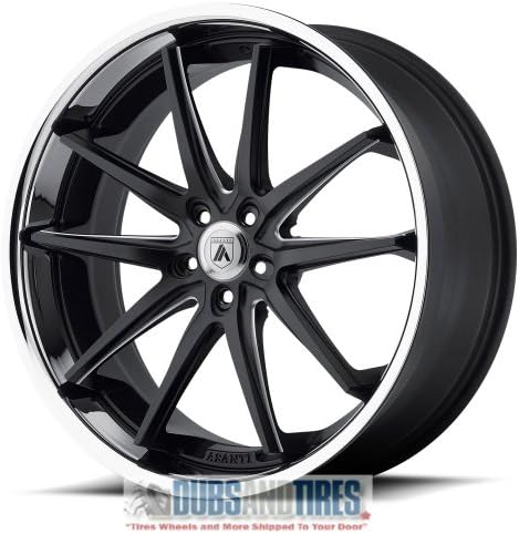 Asanti Black ABL-5 22x10.5 Black Milled Wheel / Rim 5x120 with a 25mm Offset and a 74.10 Hub Bore. Partnumber ABL5-22055225BM