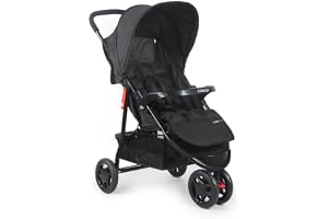 Cosco Kids, Carrinho de Bebê, Toffy, Preto Absoluto