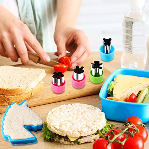 Sandwich Cutter Set Fruit Cutters Bread Cutout Shapes for Kids Lunch
