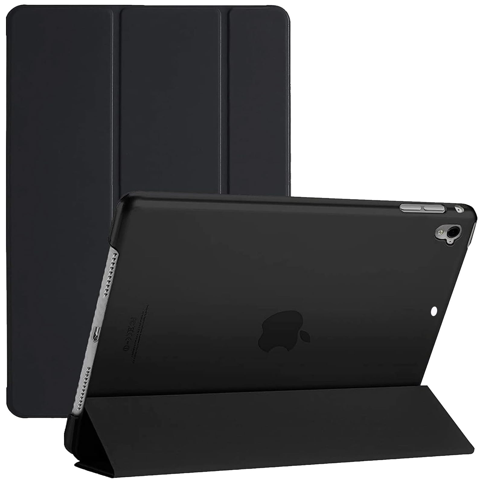 For Apple iPad 9th / 8th / 7th Generation Case Cover (2021/2020/2019) (10.2 Inch) Smart Magnetic Ultra Slim Stand Cover Auto Wake/Sleep For iPad 9 / iPad 8 / iPad 7 (Black) — image 1