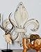 Deco 79 Metal Fleur De Lis Home Wall Decor Wall Sculpture with Distressing, Wall Art 25