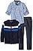 U.S. Polo Assn. Little Boys' Plaid Sport Shirt, Chest Stripe Sweater Jacket and Denim Jean, Blue Combo, 6