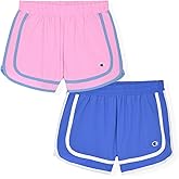 Champion Girls Heritage Foldover Mesh Running Basketball Short 2.75 Inch Inseam