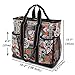 DEMOMENT Water Resistance Large Canvas Utility Tote Bag,Work Teacher Nurse Shoulder Women Bag(Tribal)