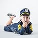 Police Officer Role Play Costumes, Dress Up Clothes Set Toy, Pretend Play Officer, Best Christmas Birthday Gift for 3, 4, 5, 6 Year Olds Kids, Toddler, Preschool, Boys, Girls - iPlay, iLearn