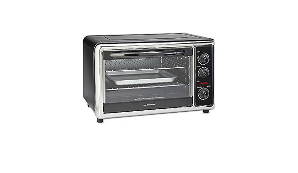 Amazon.com: Hamilton Beach marcas 31100 – Tostadora horno/Pollo con  convección, rotisserie, gran capacidad, 1, Negro : Hogar y Cocina