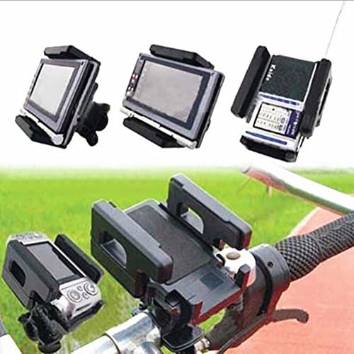 KitMax (TM) Motocycle Bike Bicycle 360 Degree Rotation Universal Handheld GPS Device System Car Mount Smart Mobile Cell Phone Holder Bracket for iPhone Samsung Galaxy Android Devices Garmin Tomtom