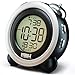 Loud Alarm Clock for Heavy Sleepers - Simple Digital Clock Battery Operated for Hearing Impaired - Easy to Set Electronic Twin Bell Snooze Portable LCD Clock for Kids