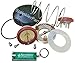 Wilkins 720A Complete Total Repair Kit RK1-720A RK1-720AB Bonnet Canopy Spring Poppet Spider O-Ring PLUS a Free SprinkerPartsWholesale Flashlight Keychain