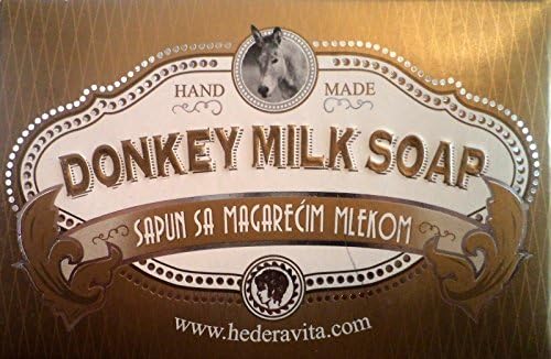 Donkey Milk Soap - Hand Made - Organic - 165 gr (2, Handmade Completely Organic Donkey Milk Soap For Face Hands And Body Total 11.6 oz)