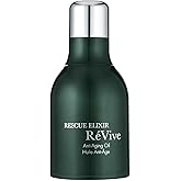 RéVive Anti Aging Face Oil - Rescue Elixir Overnight Face Oil Moisturizer - Helps Improve Skin Barrier & Reduces Fine Lines - Plumps & Smooths Skin with Murumuru Butter & Bio-Renewal Peptides (30 ml)