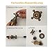 Beelee Deck Mounted Three Holes Double Handles Widespread Bathroom Sink Faucet, Oil Rubbed Bronze