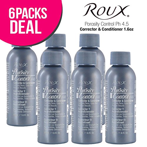 (6 PACK) Roux Porosity Control Ph 4.5 Corrector & Conditioner 1.6oz