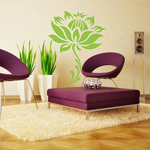 Lotus Flower Wall Decal Lotus Blossom Wall Flower Wall Decor