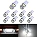  194 T10 W5W 5SMD 5050 Antline 12v LED Light Bulb White 2825 158 192 168 for Car/Motor Interior Dome Parking Side Turn Signal Dashboard License Number Plate Light Bulbs Lamp (pack of 10) 