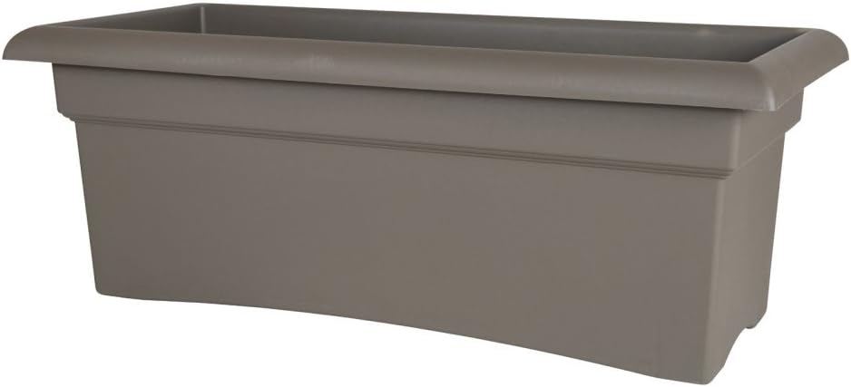 Amazon Com Bloem Veranda Plastic Rectangular Planter Box Garden Outdoor