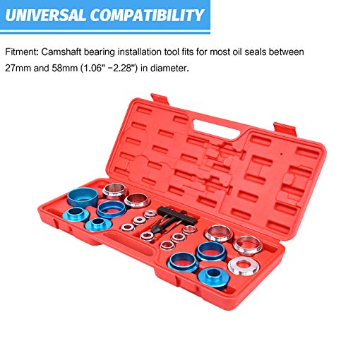 Honhill 20pcs Crank Bearing Camshaft Oil Seal Remover and Installer Kit