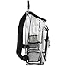 Eastsport Girls' Clear Top Loader Backpack, Black, One Size