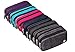 Big Black Pencil Case Pouch Bag with Two Compartments for Adults Teen Girls Boys Kids Women Men