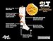 Graduated Pro Compression Socks By AprilTex. Recovery Sport Socks For Athletic Workout & Running. Foot & Calf Support For Plantar Fasciitis, Edema, Swollen Ankles, Shin Splints & More.(White M)