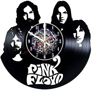 Pink Floyd Design Wall Clock Made From Used Vinyl Record - Get unique room wall decor - Gift ideas for men and women – Unique Music Fan Art