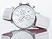 DETOMASO Men's Quartz Stainless Steel and Leather Casual Watch, Color:White (Model: DT1052-D)