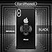 Ownest Compatible with iPhone Xs Case (2018)/iPhone X Case (2017) with Built-in 360 Rotatable Ring Kickstand Fit Magnetic Car Mount and Transparent TPU Protective for iPhone Xs/iPhone X-Black