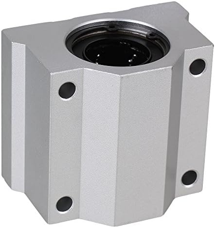 SCS25UU 25mm Steel Precise Linear Ball Motion Bearing CNC Slide Bushing Bearing Silver
