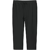 Weintee Women's Plus Size Petite Open Bottom Sweatpants with Pockets