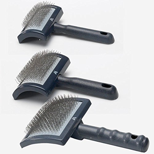 Millers Forge Universal Curved Slicker Brush Large for Dog Professional Grooming - Image 3