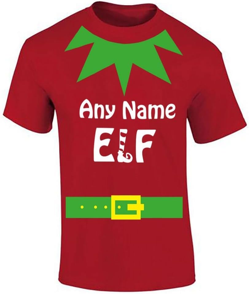 Northwest Exclusive Elf Family Xmas Christmas Santa Elves Present Top Unisex Mummy Dad T Shirt