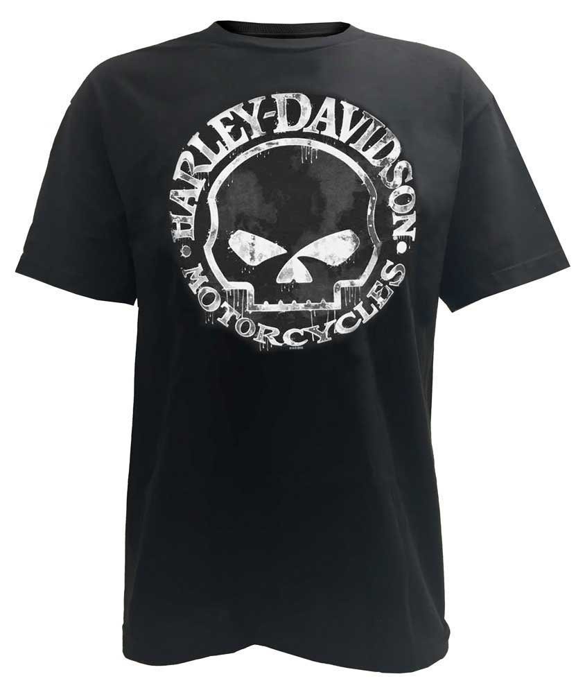 Photo 1 of Harley-Davidson Mens T-Shirt, Hand Made Willie G Skull Distressed 30294030 (4XL)