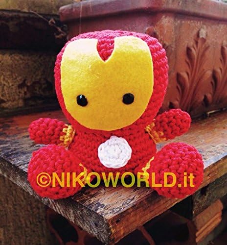 Amigurumi Handmade Chibi Iron Man - The Avengers